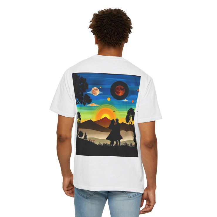 Romantic Sunset Couple T-Shirt – Anniversary Gift Tee