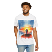 Romantic Sunset Couple T-Shirt – Anniversary Gift Tee