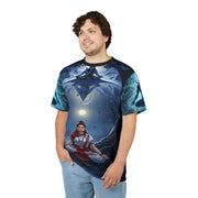 Shiv & Parvati Saadhana Spiritual Tee – Cut & Sew Top