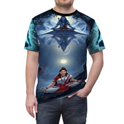 Shiv & Parvati Saadhana Spiritual Tee – Cut & Sew Top